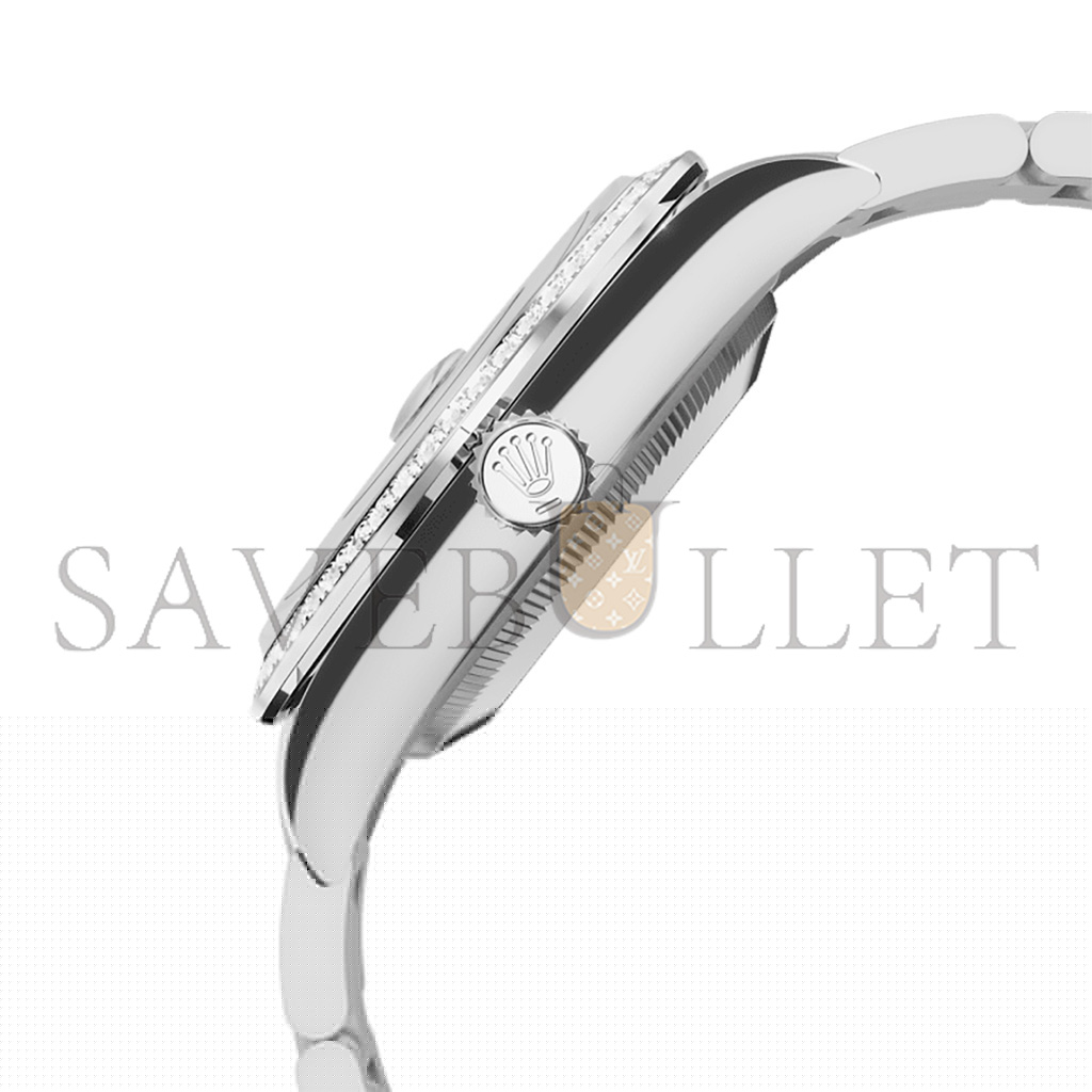 ROLEX DATEJUST 36 OYSTER, 36 MM, OYSTERSTEEL, WHITE GOLD AND DIAMONDS WATCH 126284RBR-0022